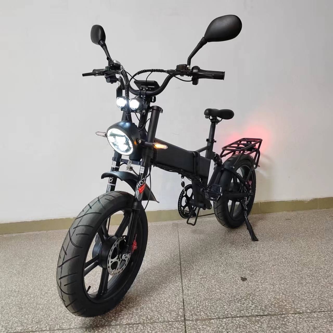 2024 Yolin New Electric Folding  Bike 2000W Dual Motor 52V21Ah Hydraulic Brake   Fat Tire Aluminum Alloy frame  65kmh City ebike