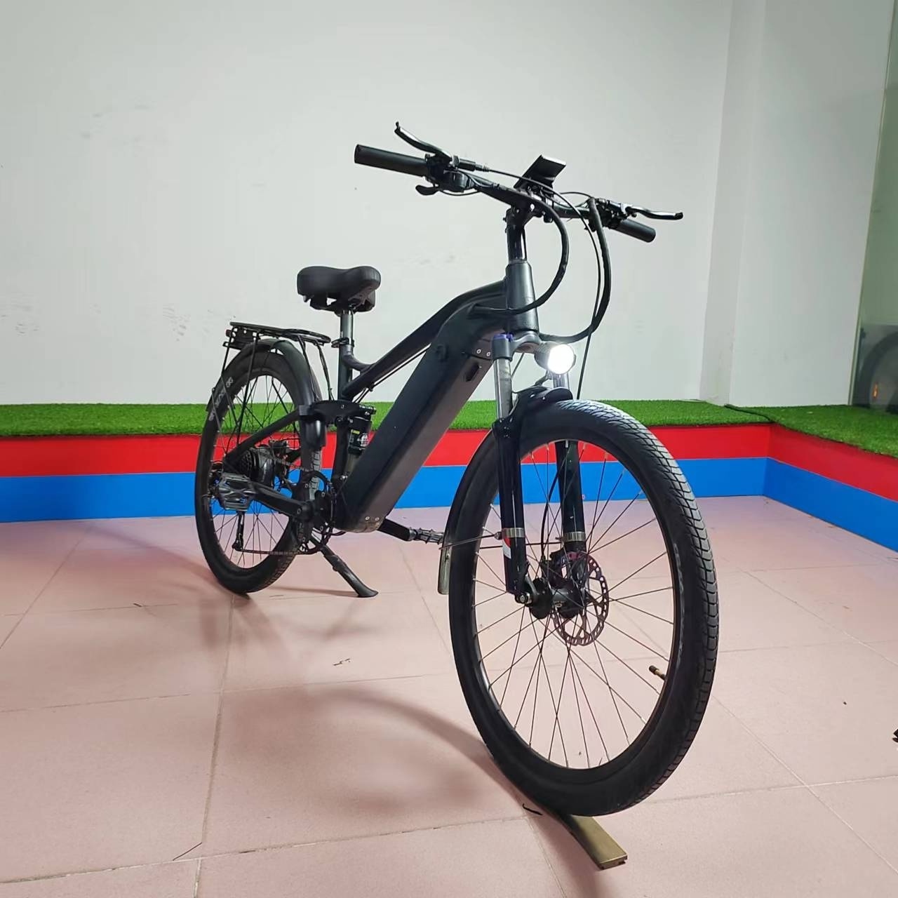 Electric City Bike 2024 Yolin U1 350W 48V 13Ah  Thumb 9 speed  Light Weight  Slim Tire  Aluminum Alloy frame Mountain ebike