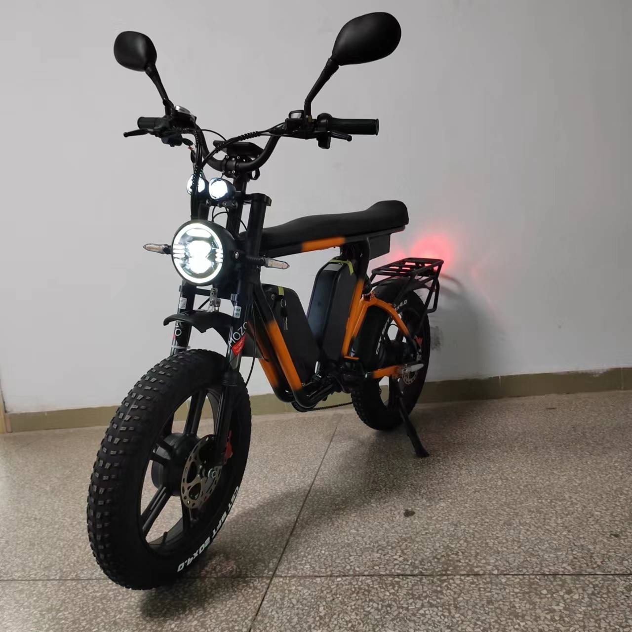 2024 Yolin V1 New Electric Bike 2000W Dual Motor  52V Dual Battery 44Ah  Fat Tire Full Long Seat Aluminum Alloy frame  ebike