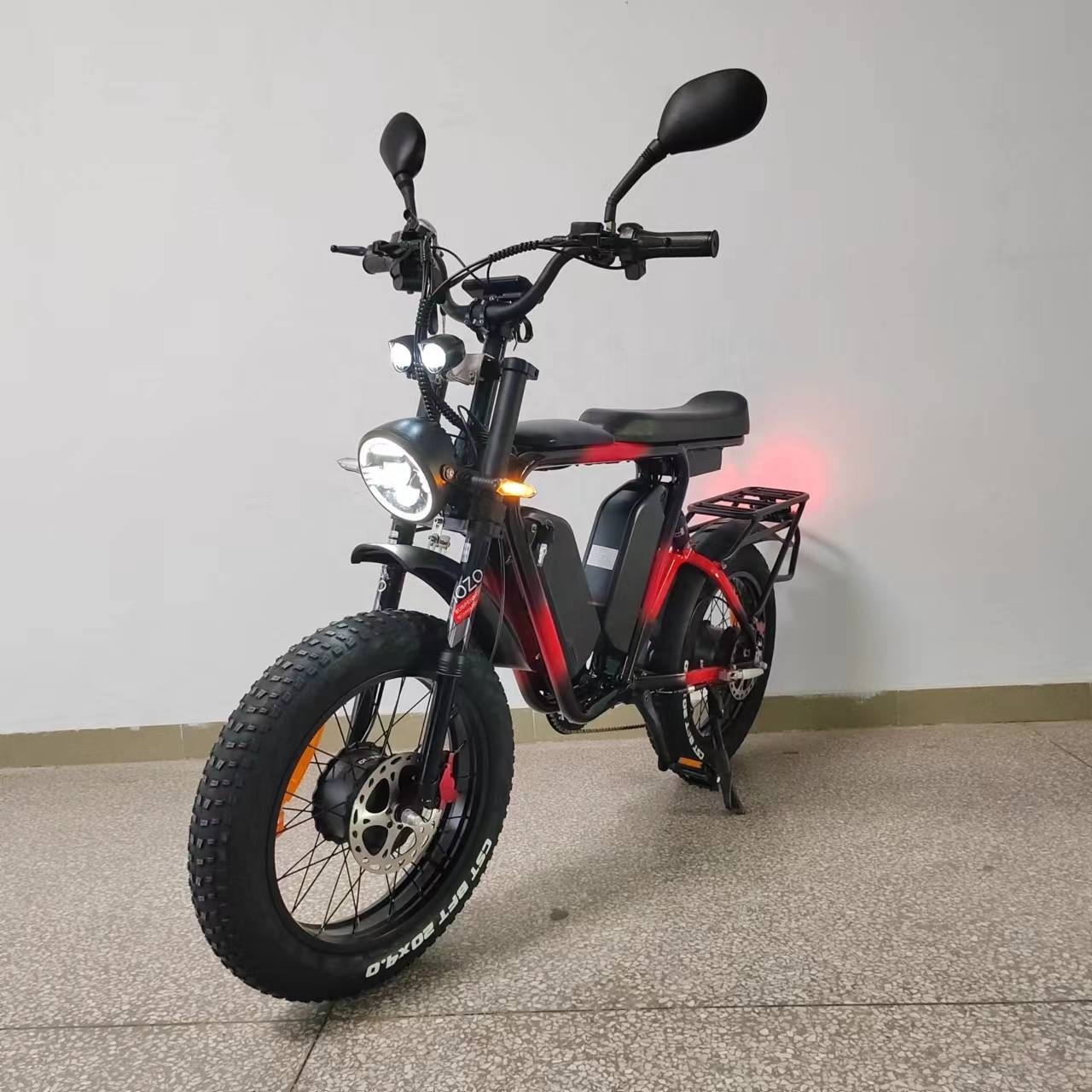 Yolin V1 52V Electric Bike 2000W Dual Motor Bafang Dual Battery Full Suspension Oil Brake Fat Tire Aluminum Alloy frame ebike