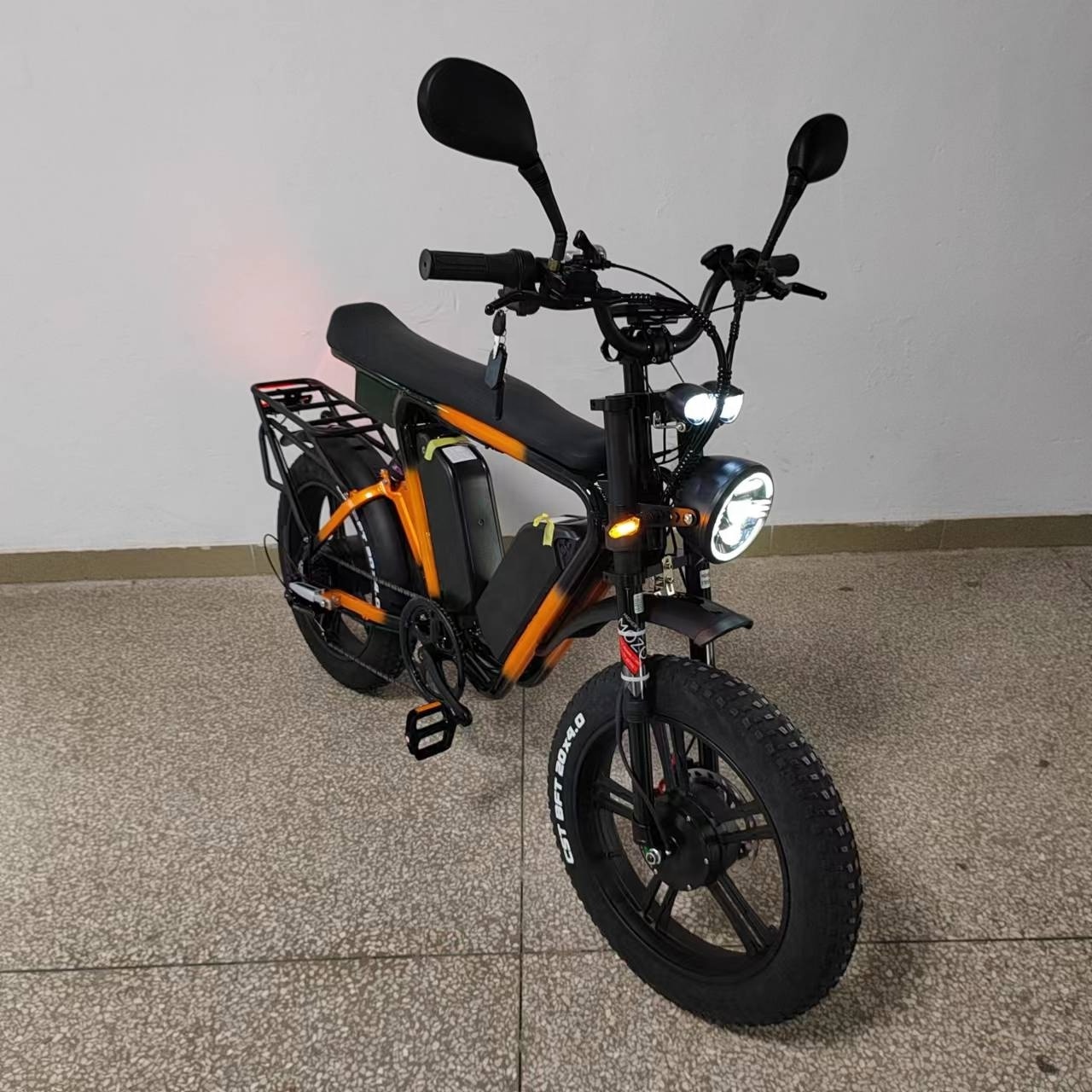 2024 Yolin V1 New Electric Bike 2000W Dual Motor  52V Dual Battery 44Ah  Fat Tire Full Long Seat Aluminum Alloy frame  ebike