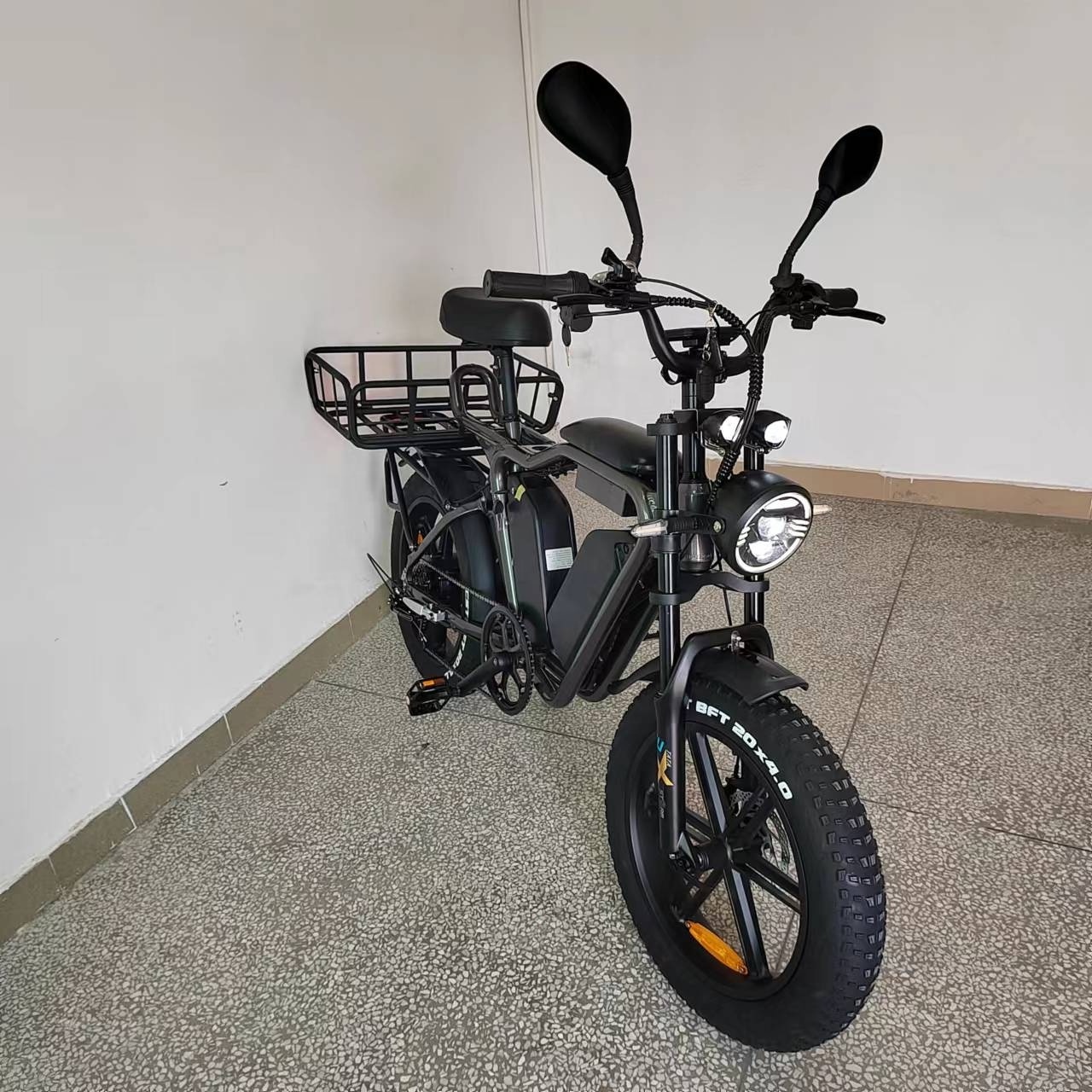 Yolin Q1S Cargo Electric Bike 1000W Motor 52V Dual Battery 44Ah  Fat Tire Aluminum Alloy frame Delivery  ebike