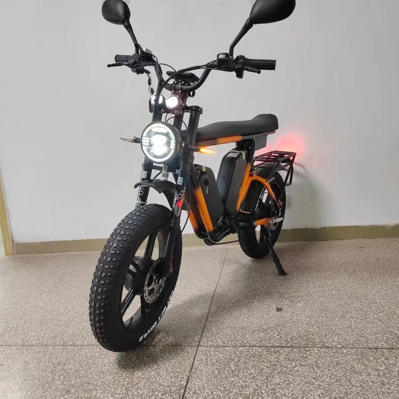 2024 Yolin V1 New Electric Bike 2000W Dual Motor  52V Dual Battery 44Ah  Fat Tire Full Long Seat Aluminum Alloy frame  ebike