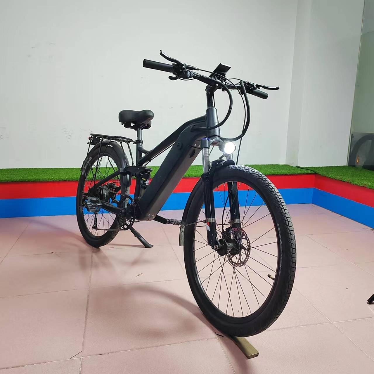 Electric City Bike 2024 Yolin U1 350W 48V 13Ah  Thumb 9 speed  Light Weight  Slim Tire  Aluminum Alloy frame Mountain ebike