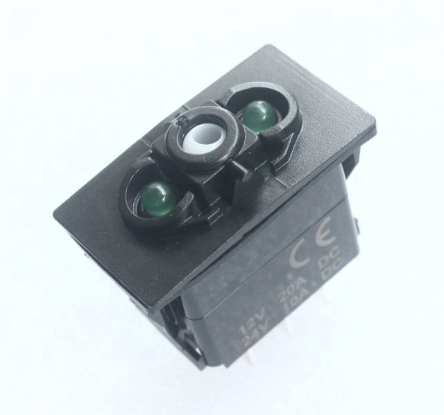 Waterproof 12V 24V 5 Pin SPST On Off Rocker Switch with Laser Printed Symbol Cover for Auto Car Marine Bus Boat