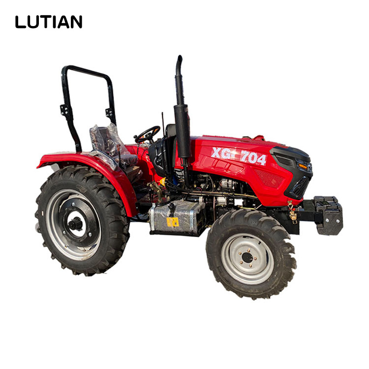 LUTIAN Shandong tractor supplier cheaper price 50hp 60hp 70hp closed cabin tractor made in china