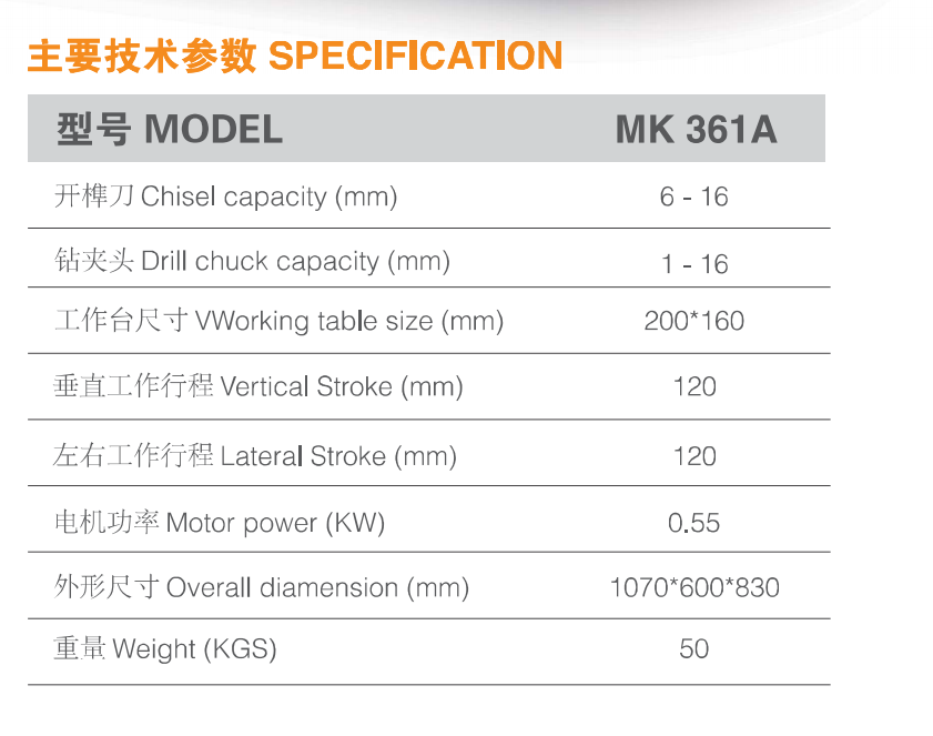 Woodworking tongue and groove machine slotting drill square hole drill