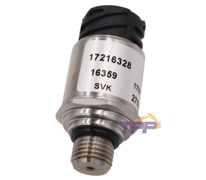 Construction Machinery Part OE 17216328 Oil Pressure Sensor For Volvo L110F L120F L350F