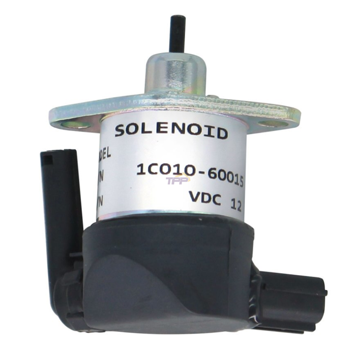 Engine Fuel Stop Flameout Solenoid 12V 1C010-60015 For Kubota V3300 V3600