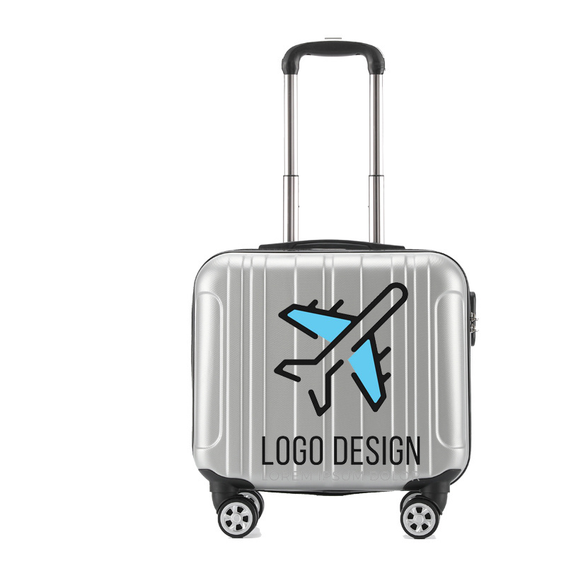 Large capacity custom logo travel luggage  anti-collision travel bags luggage plastic ABS suitcases for trip with wheel