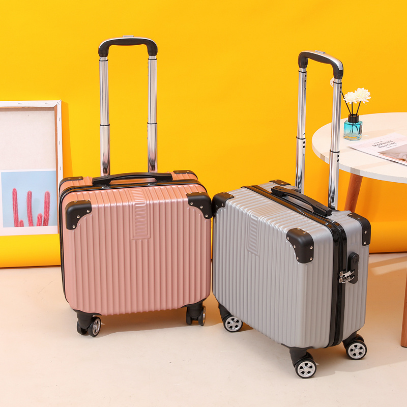 Candy Color 18 inch Universal Trolley Luggage Mini Suitcase Carry-on Case Luggage