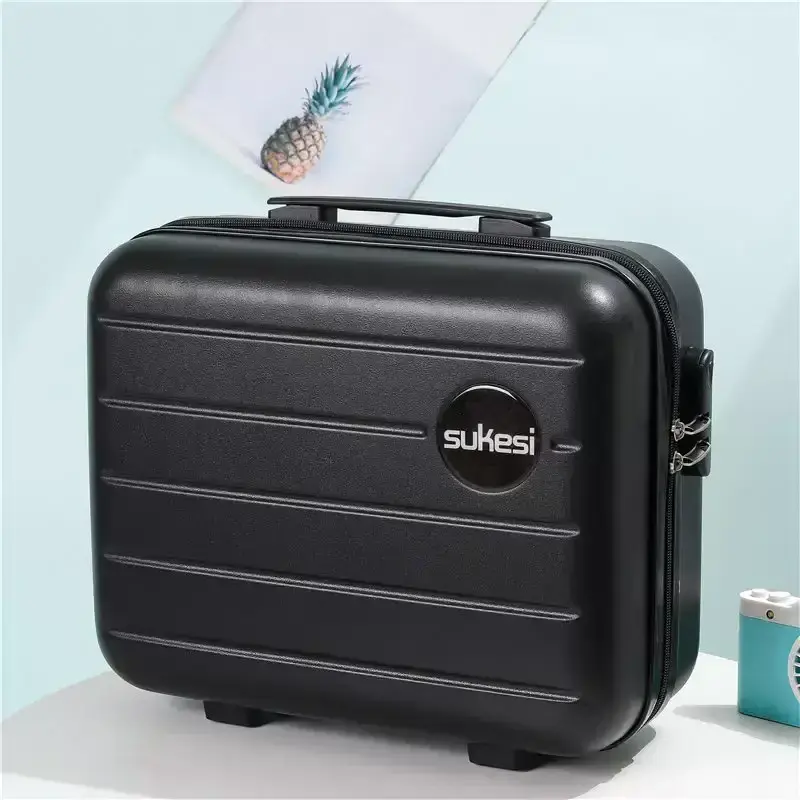 Mini luggage suitcase Customizable make up case travel  luggage with password lock for women for trip