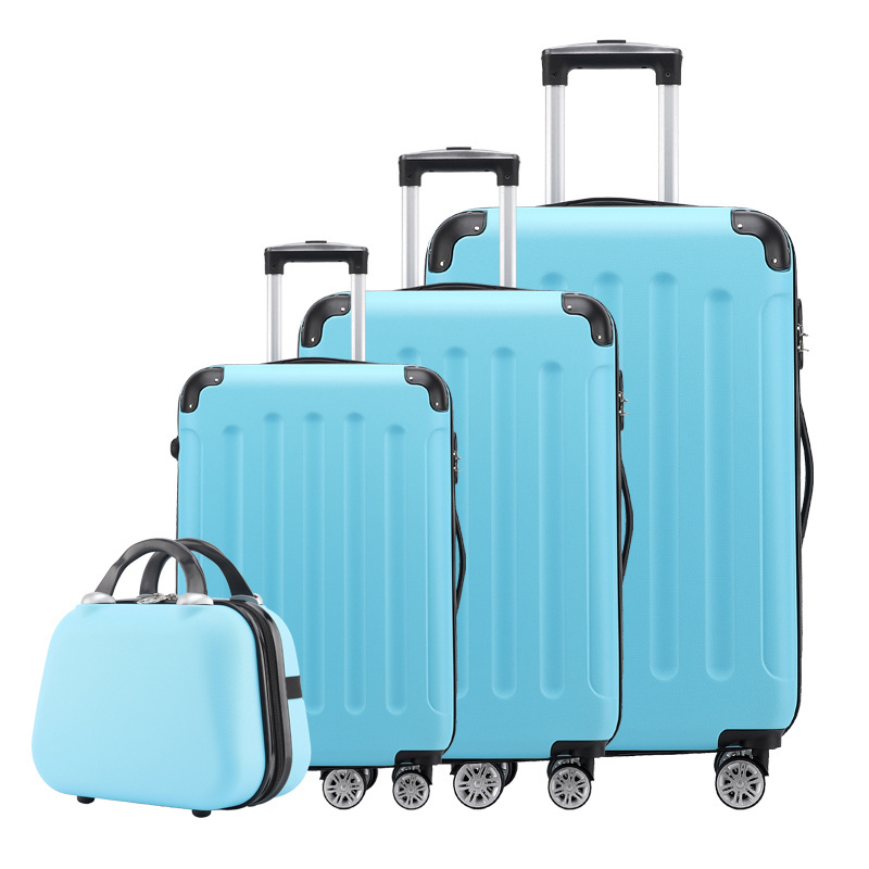 hot sale  waterproof hard shell  luggage sets with spinner  wheels with password lock trolley bags for travel