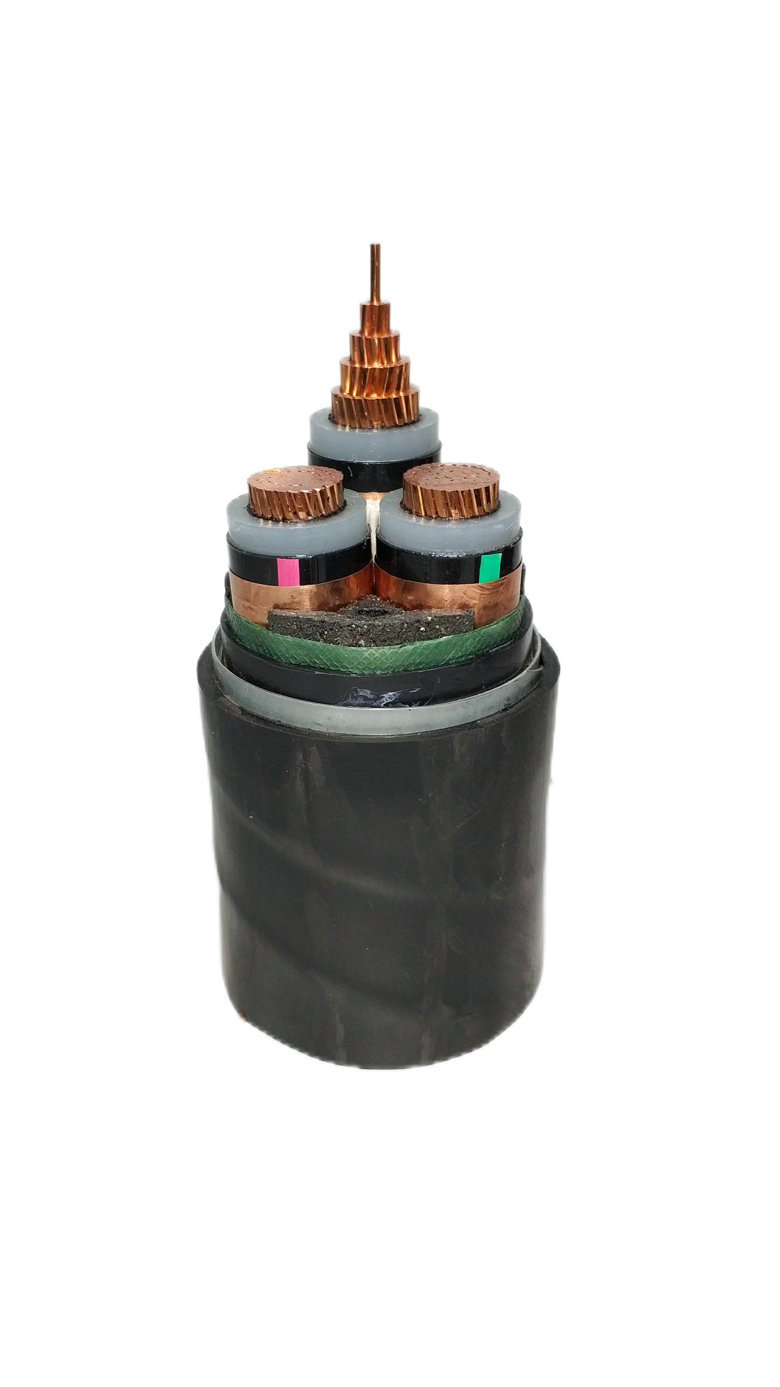 YJV23/ZR YJV23 12/20KV Copper core XLPE insulated steel belt armored polyethylene or polyolefin sheathed power cable