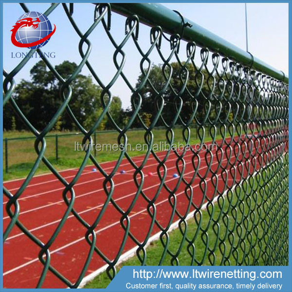 Free Sample! Anping factory low price 9 gauge pvc coated used chain link fence for sale