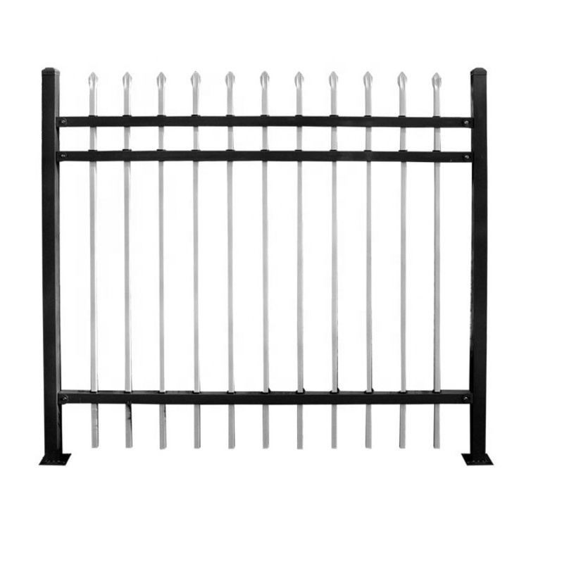 Modern garden decorative decorative garden wrought iron fence / Zinc steel Fence