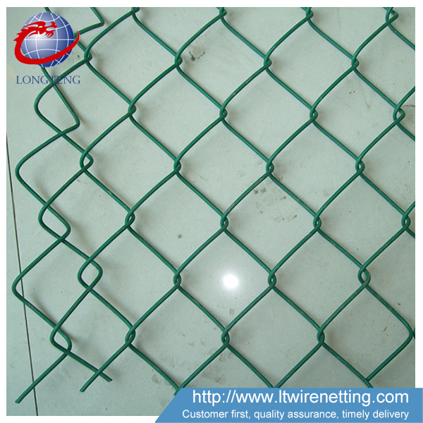 Free Sample! Anping factory low price 9 gauge pvc coated used chain link fence for sale