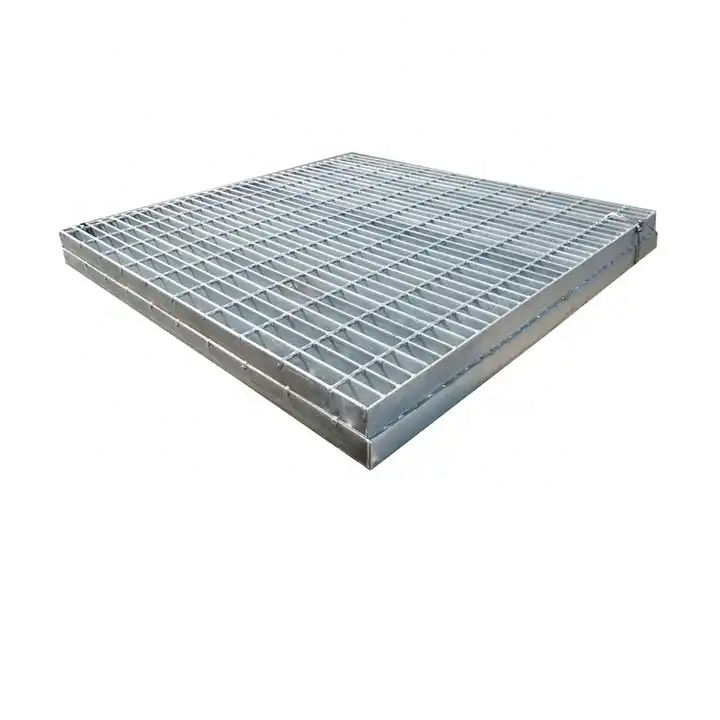 Factory Price drainage gutter with stainless steel grating cover / serrated steel grating bridge