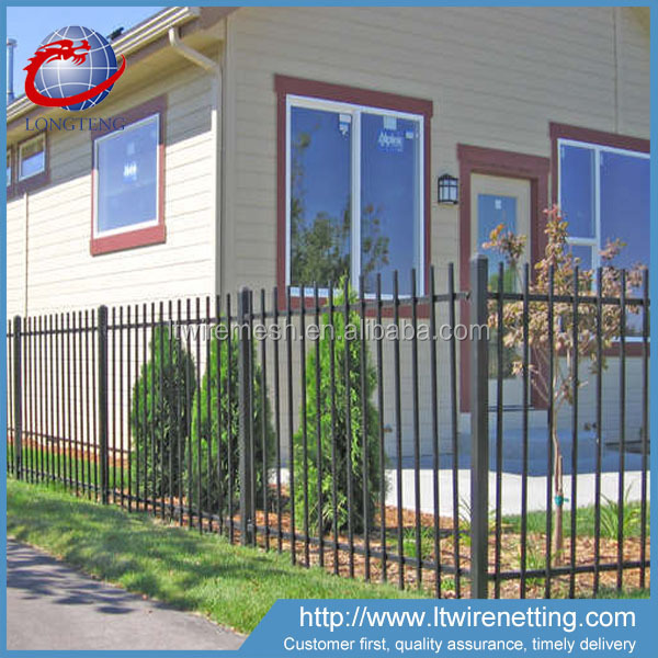 Modern garden decorative decorative garden wrought iron fence / Zinc steel Fence