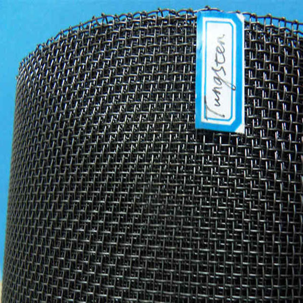 Pure Black Tungsten Filter Wire Cloth 60 Tungsten Woven Mesh For Filter