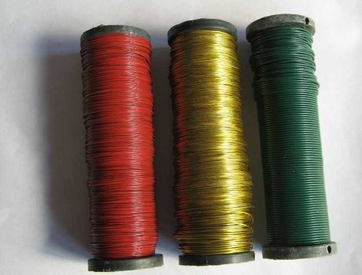 Cheap Price Small Package brass coated wires in spool / Bulk metal craft wire for sale