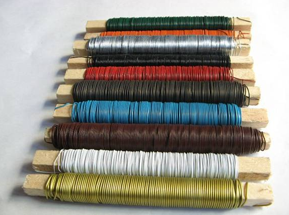 Cheap Price Small Package brass coated wires in spool / Bulk metal craft wire for sale