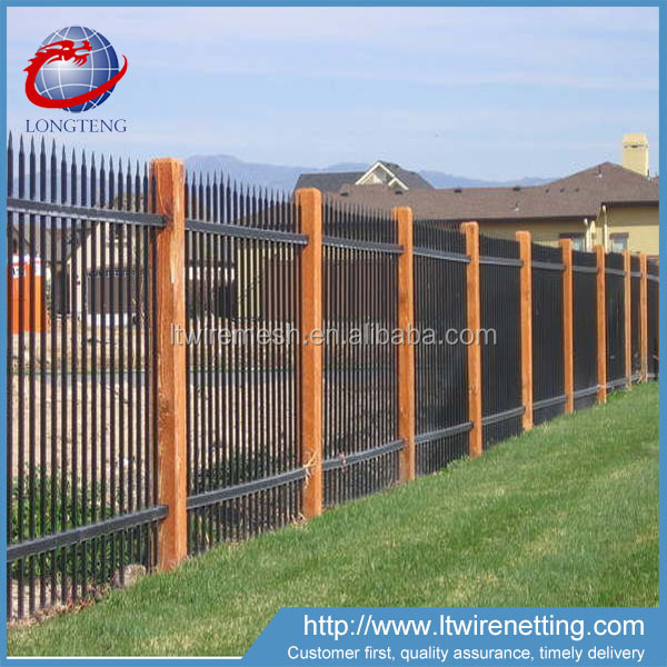 Modern garden decorative decorative garden wrought iron fence / Zinc steel Fence