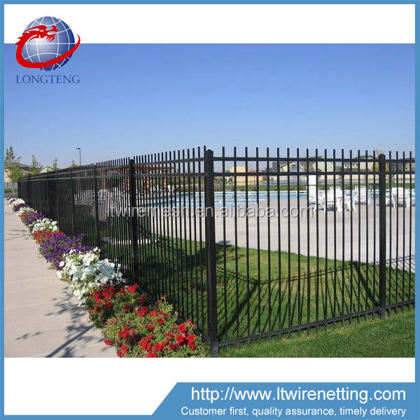 Modern garden decorative decorative garden wrought iron fence / Zinc steel Fence