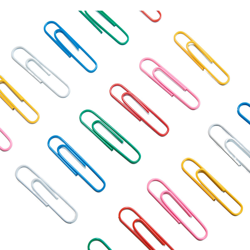 LANTIAN Factory Wholesale Office School  Hot selling Paper Clip 50mm 75mm  vinyl paper clips