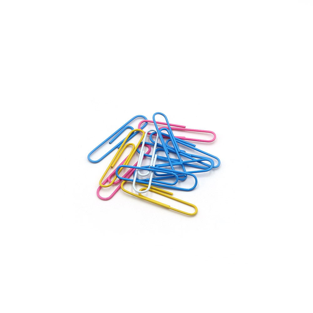 LANTIAN Factory Wholesale Office School  Hot selling Paper Clip 25mm 28mm 33mm vinyl paper clips