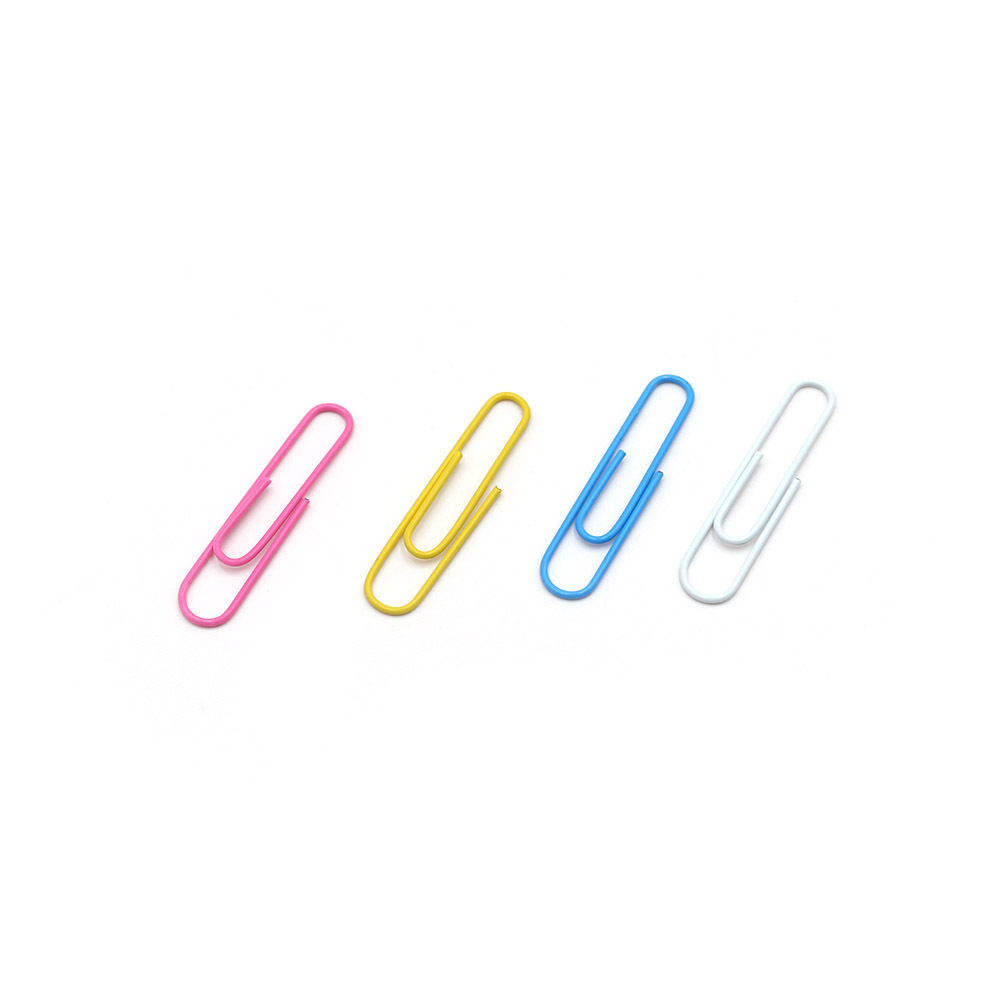 LANTIAN Factory Wholesale Office School  Hot selling Paper Clip 25mm 28mm 33mm vinyl paper clips