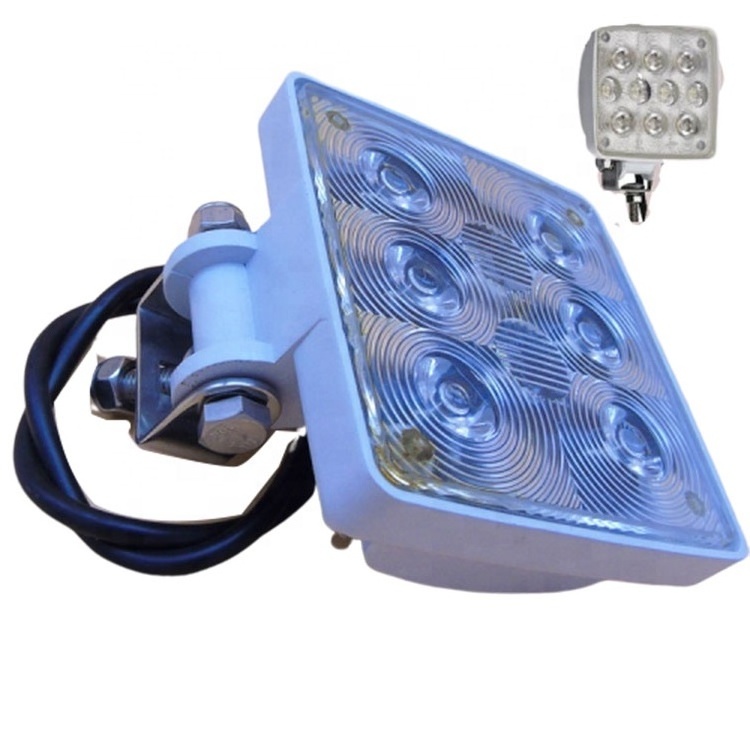 Wholesale Popular Design White Waterproof Super 8 LED Boat Marine Deck Aluminum Spot Light For Boat Yacht Kayak