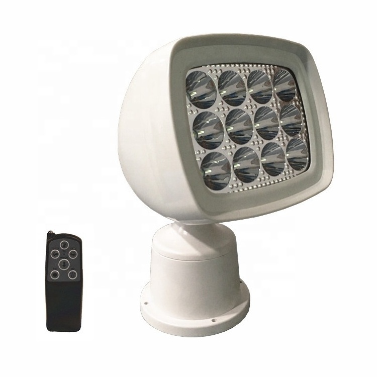 Xiamen Sunshine Marine Boat LED Remote Spot Light Truck Car Marine Wireless RF Spotlight 10-30V 36W