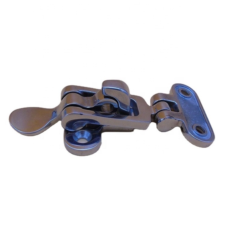 Xiamen Sunshine Marine High Quality Boat Lock Cabinet Hatch Anti-Rattle Latch Fastener Clamp Stainless Steel Deck Hasp