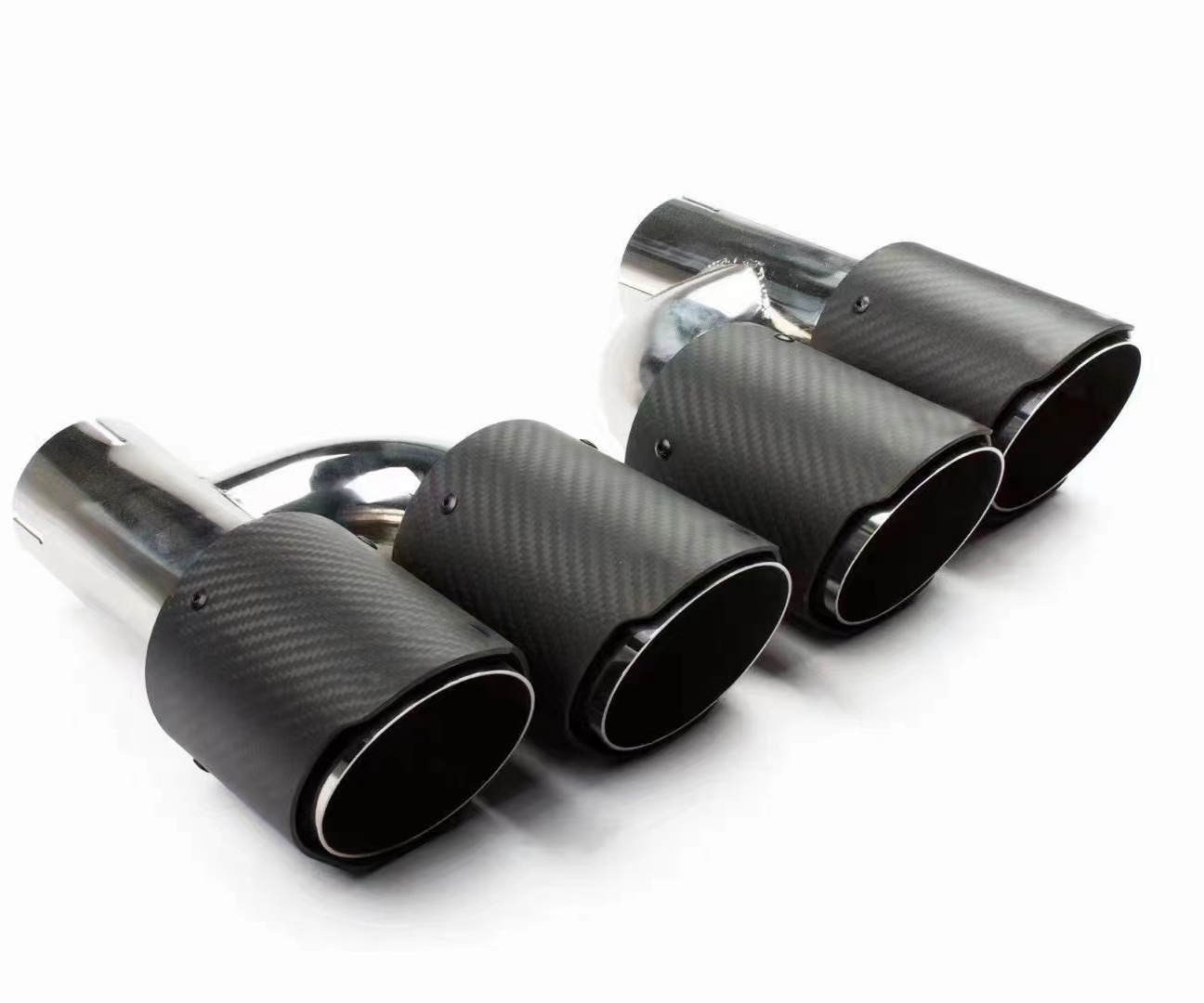 carbon fiber exhaust tips and led exhaust muffler tips from factory