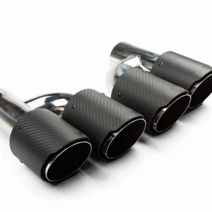 carbon fiber exhaust tips and led exhaust muffler tips from factory