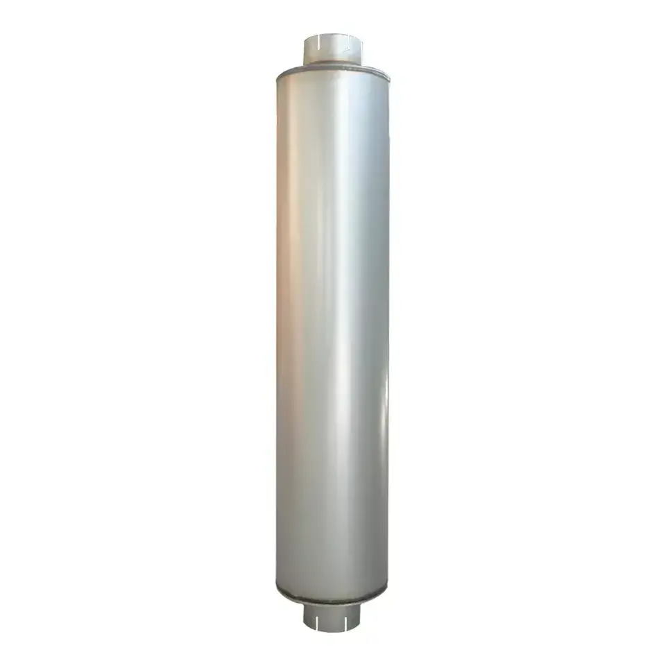 High quality  round truck exhaust muffler  5  inch exhaust system silencer