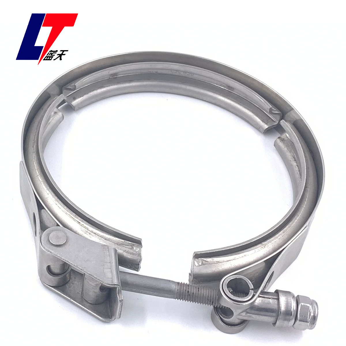 3 Inch Stainless Steel Exhaust V Band Clamp Mild Steel Flat Flange Assembly Male Flange Female Flange Kit Quick Release Latch