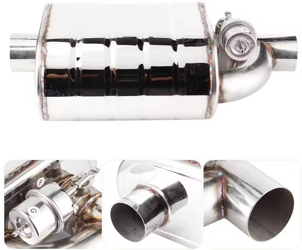 Valved Exhaust for BMW 5 series F10 F18 2.0T performance Sound Stainless steel car exhaust System muffler