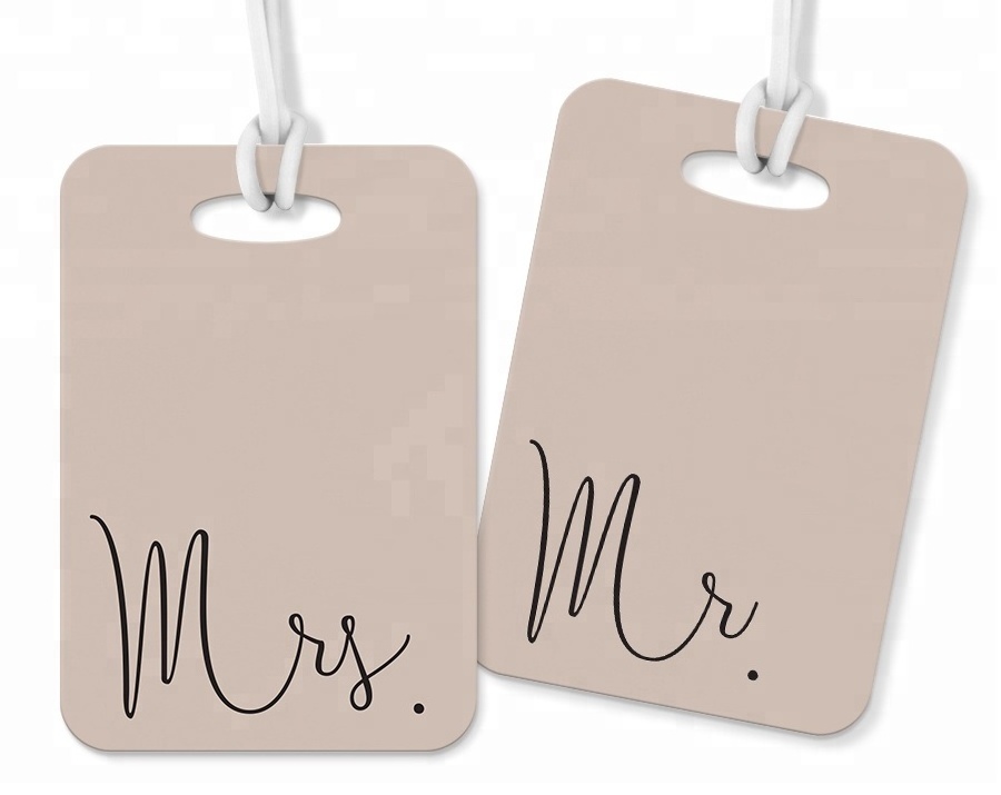 custom made luggage tag mr and ms(PT-065)