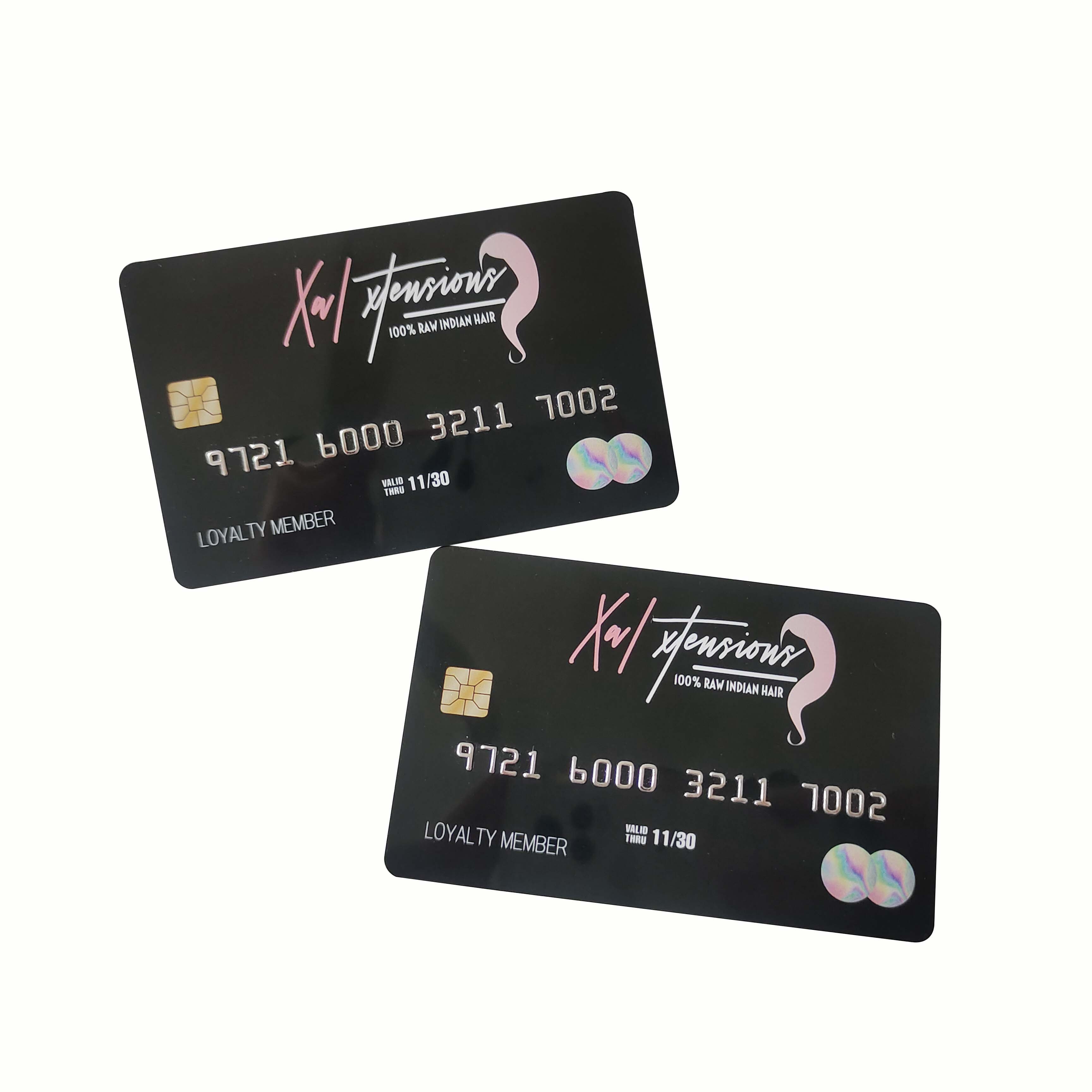 Customized Design Credit Card Size Pvc Plastic Gift Card