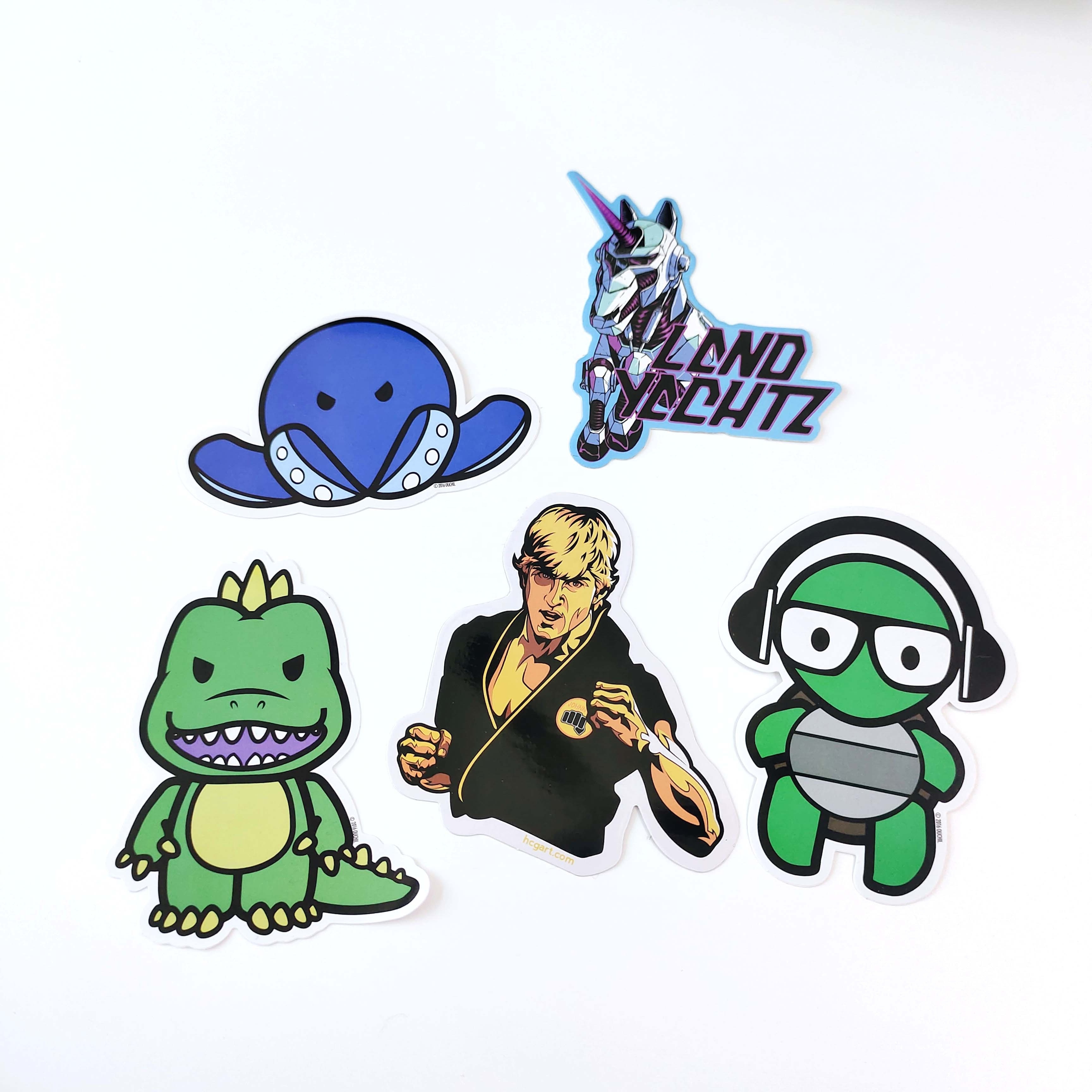 Hot Sale Cheap Oem Cartoon Anime Custom Stickers Printing Die Cut Waterproof Pvc Sticker For Children