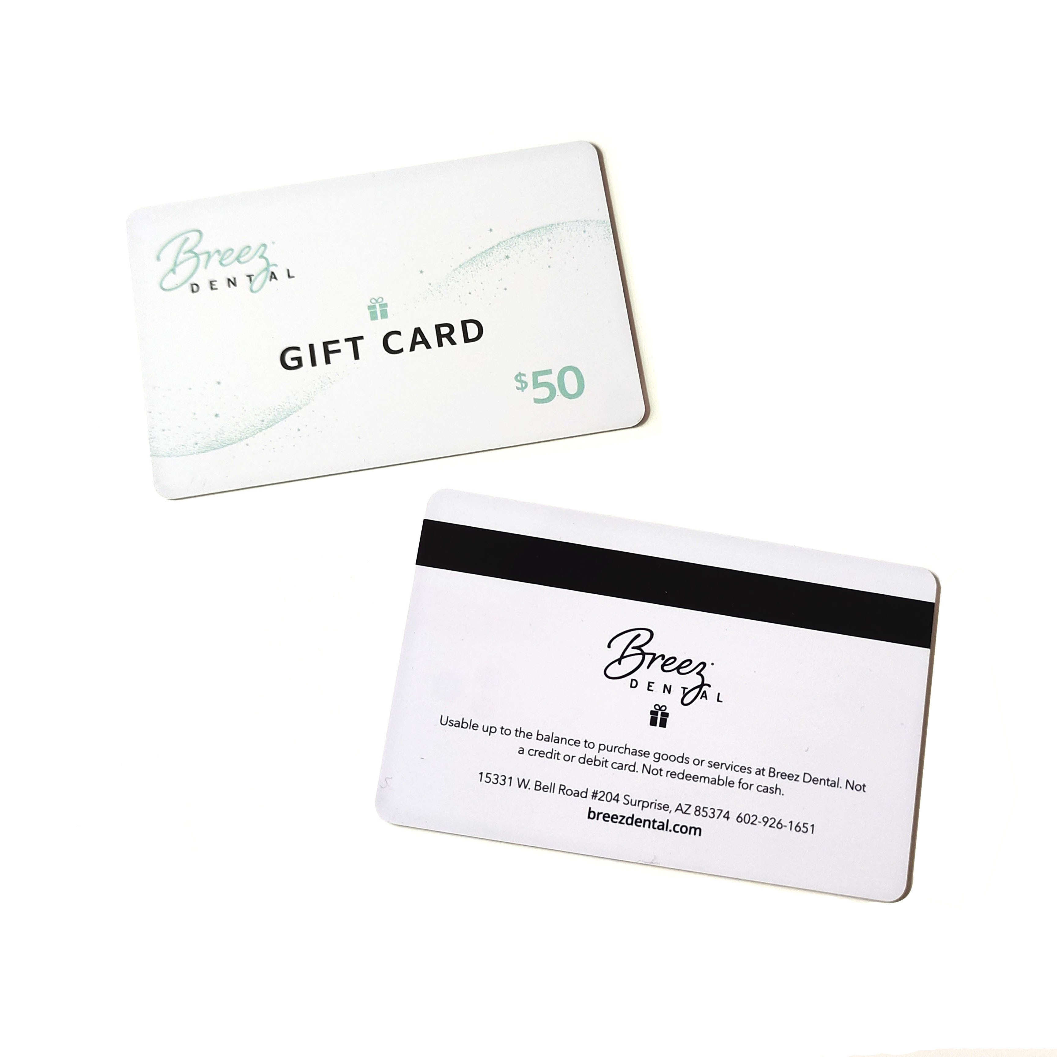 Customized Design Credit Card Size Pvc Plastic Gift Card