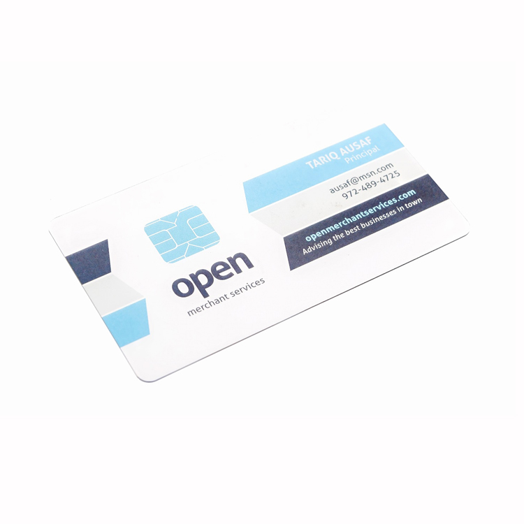 Customized printed transparent plastic pvc clear business card name card with company logo