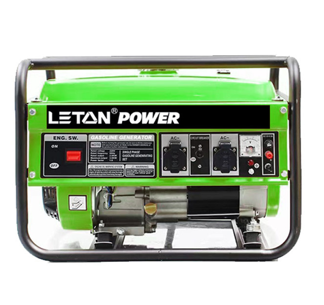 Leton power mini portable back up gasoline generator price for 3000w 3kw gasoline power generators 3 kw