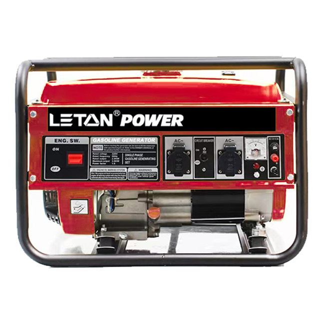 Leton power mini portable back up gasoline generator price for 3000w 3kw gasoline power generators 3 kw