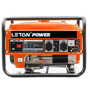 Leton power mini portable back up gasoline generator price for 3000w 3kw gasoline power generators 3 kw