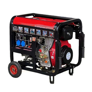 LETON POWER 2kw 3kva single phase open type air cooled with wheels easy to move diesel generator plant price