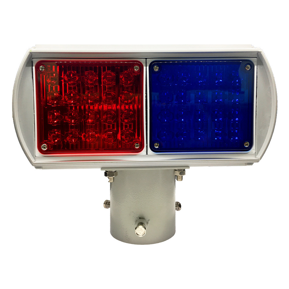 Strobe light for emergency vehicles solar warning light