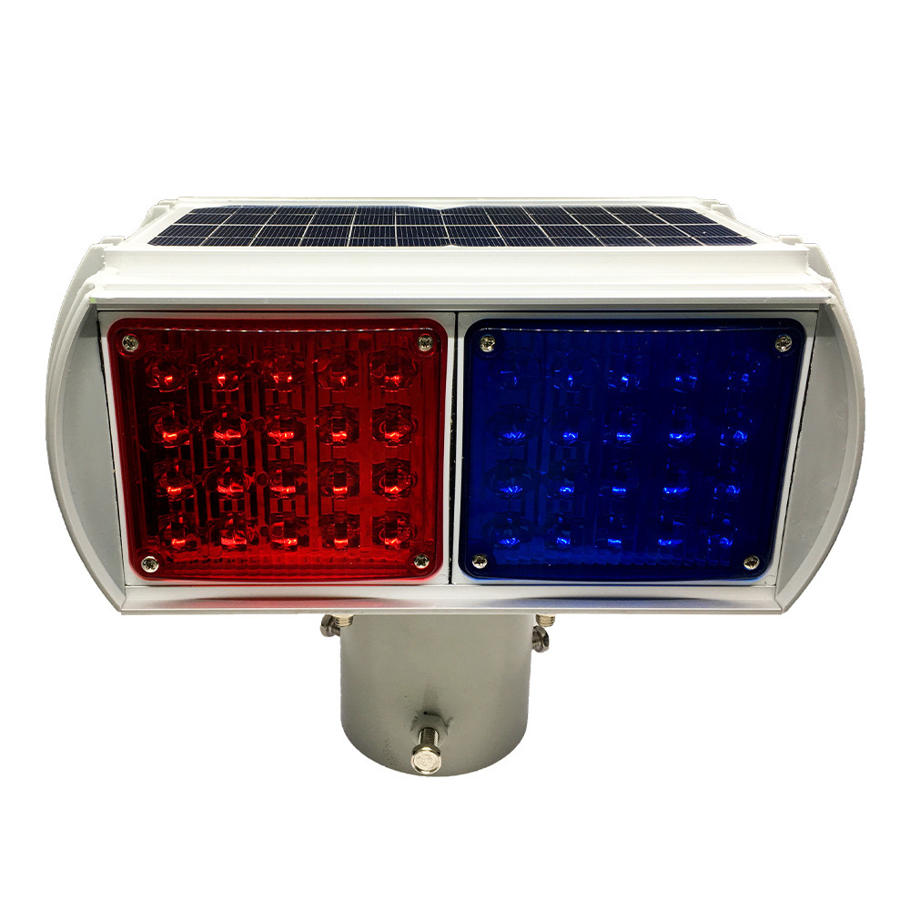 Strobe light for emergency vehicles solar warning light